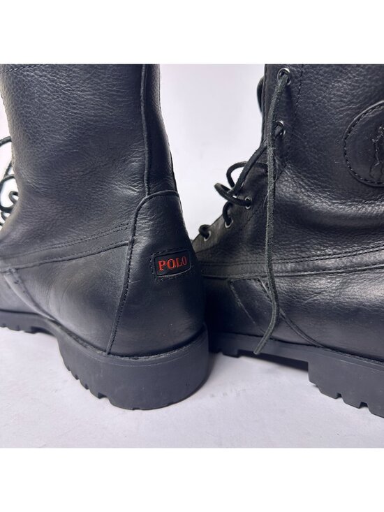 Polo Ralph Lauren Shoes Boots Streetwear Men 11.5 Westen Biker Moto Ranger Mid main image 14
